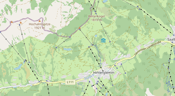 Winterhochzeitslocation auf Karte