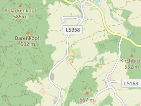 Winterhochzeitslocation auf Karte