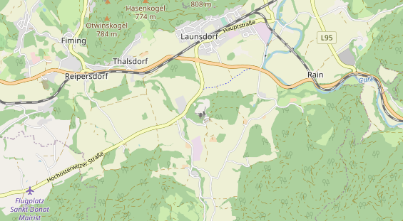 Winterhochzeitslocation auf Karte