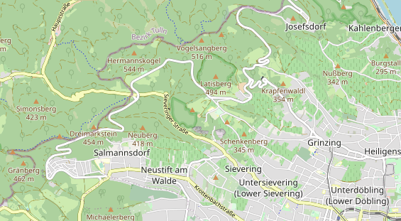 Winterhochzeitslocation auf Karte