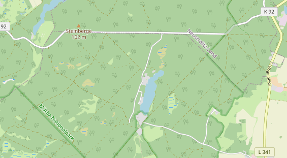 Winterhochzeitslocation auf Karte