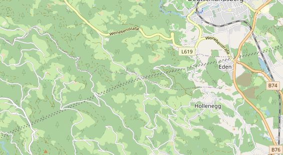 Winterhochzeitslocation auf Karte