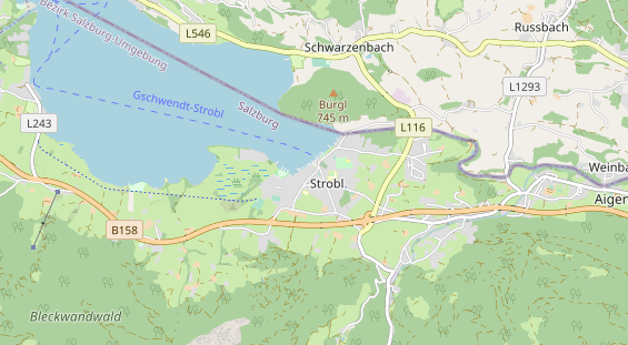 Winterhochzeitslocation auf Karte