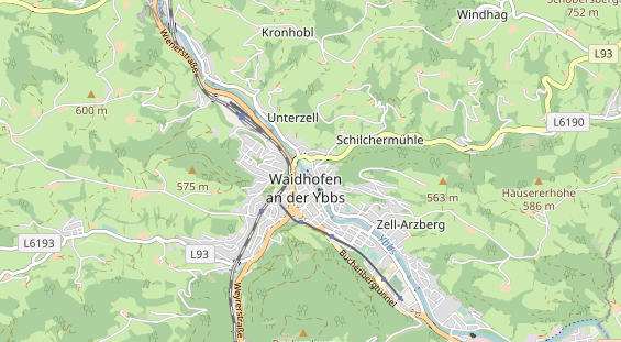 Winterhochzeitslocation auf Karte