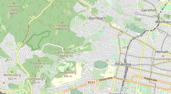 Winterhochzeitslocation auf Karte