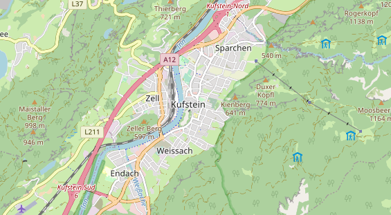 Winterhochzeitslocation auf Karte