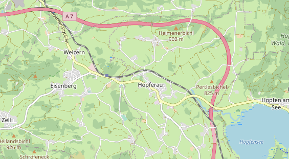 Winterhochzeitslocation auf Karte