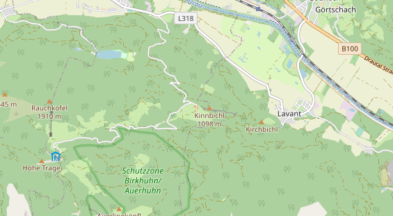 Winterhochzeitslocation auf Karte