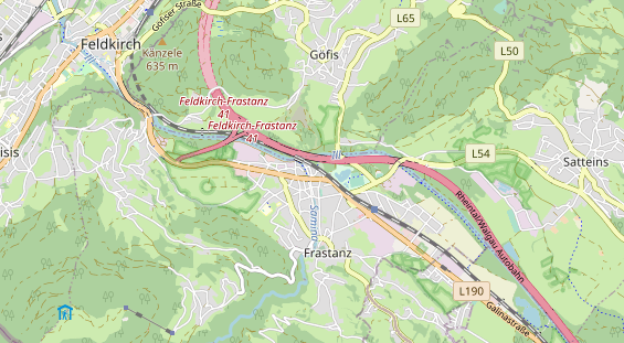 Winterhochzeitslocation auf Karte