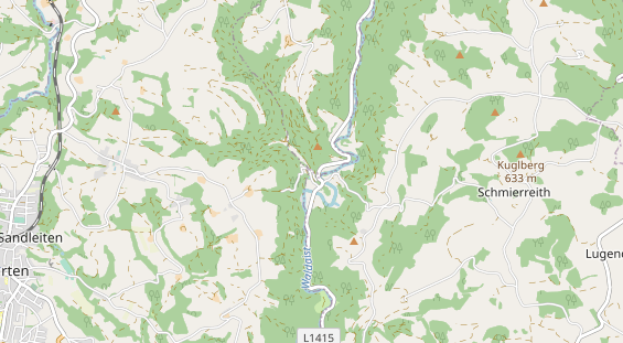 Winterhochzeitslocation auf Karte