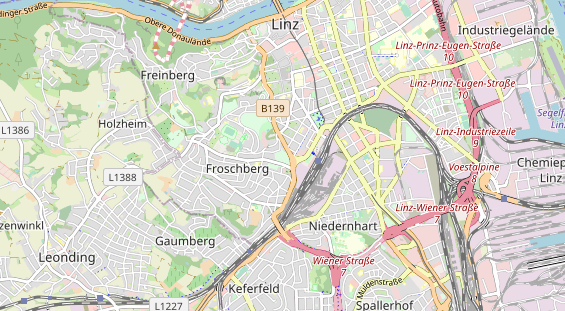 Winterhochzeitslocation auf Karte