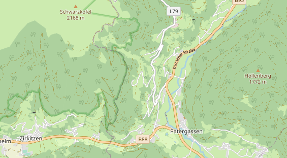 Winterhochzeitslocation auf Karte