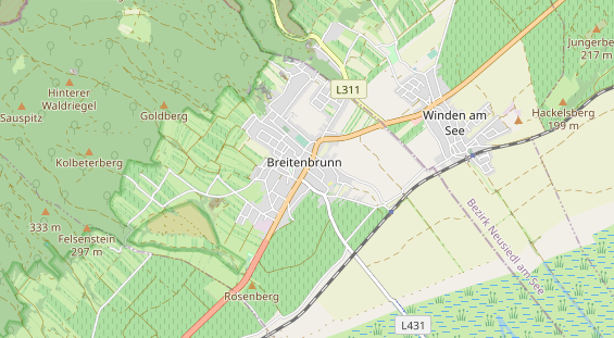 Winterhochzeitslocation auf Karte