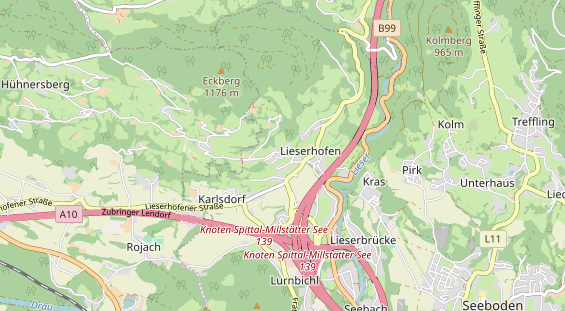 Winterhochzeitslocation auf Karte