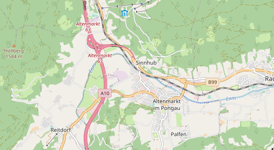 Winterhochzeitslocation auf Karte