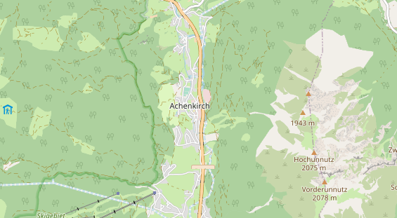 Winterhochzeitslocation auf Karte