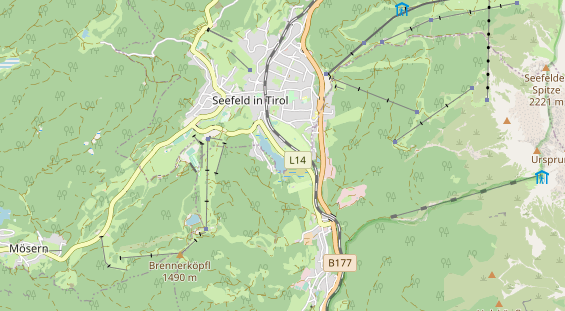 Winterhochzeitslocation auf Karte