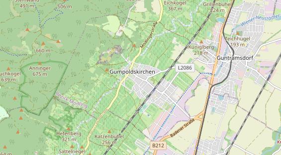 Winterhochzeitslocation auf Karte