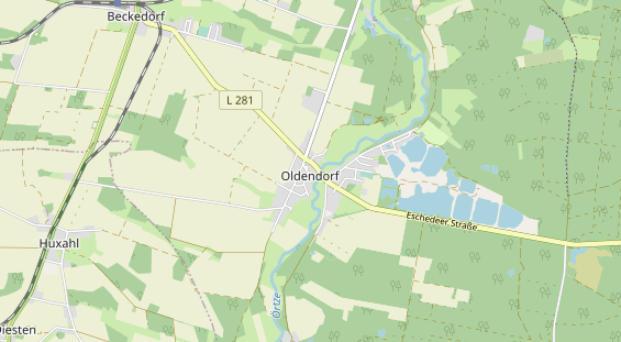 Winterhochzeitslocation auf Karte