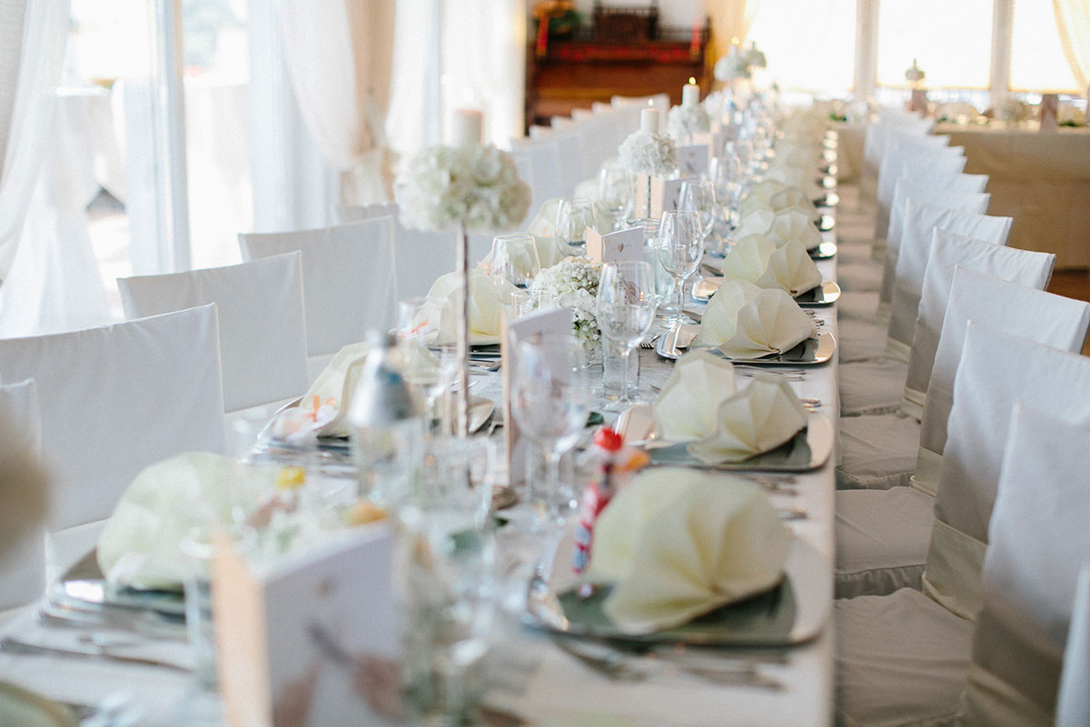 Hochzeitslocation - Unser Festsaal ist für ca.130-140 Personen geeignet. - Hotel Pension Melcher