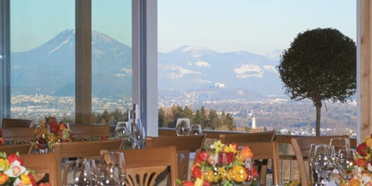 Winterhochzeit - Art der Location: Wintergarten - Schwöll - Panoramarestaurant mit herrlichem Ausblick - das Besondere für Ihre Hochzeitsfeier - Gasthaus Ulrichshögl