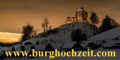 Winterhochzeit - Art der Location: Schloss - Leutkirch im Allgäu - Winterhochzeiten auf Schloss Waldburg - Schloss Waldburg