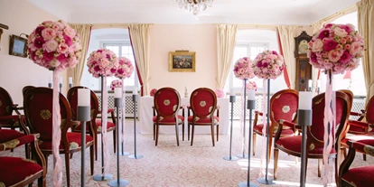 Winterhochzeit - nächstes Hotel - Jochling - Standesamtliche Trauung im Rosa Salon
Civil Ceremony at Pink Salon - Schloss Fuschl, A Luxury Collection Resort & Spa