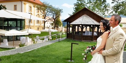 Winterhochzeit - Trauung im Freien - Göß (Leoben) - Garten mit Salettl - Hotel Hofwirt