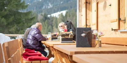 Winterhochzeit - Preisniveau: €€€ - Schliersee - Terasse - Spitzing Alm