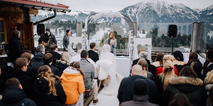 Winterhochzeit - Geeignet für: Hochzeit - Bludenz - freie Trauung auf der Panoramaterrasse - Rufana Alp