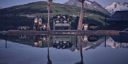 Winterhochzeit - nächstes Hotel - Rattenberg (Rattenberg) - Hochzeitslocation | Verlobungslocation | Bärensee mit Bergpanorama | Sommer 2020 - Das Alpenwelt Resort****SUPERIOR