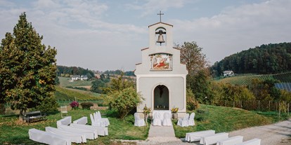 Winterhochzeit - Wetzelsdorf (Feldbach) - Auch eine kleine Kapelle steht euch für eine Trauung im Freien am Hirschmugl am Seggauberg zur Verfügung. - Hirschmugl - Domaene am Seggauberg