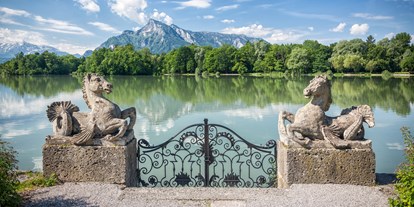 Winterhochzeit - Geeignet für: Produktpräsentation - Berchtesgaden - Seepferdchen mit Blick auf den Weiher - Hotel Schloss Leopoldskron