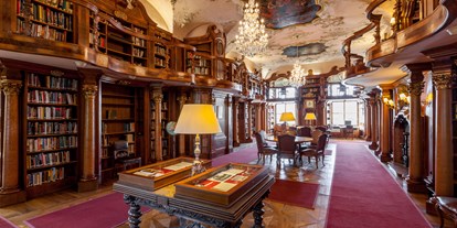 Winterhochzeit - Preisniveau: €€€€ - Max Reinhardt Bibliothek - Hotel Schloss Leopoldskron