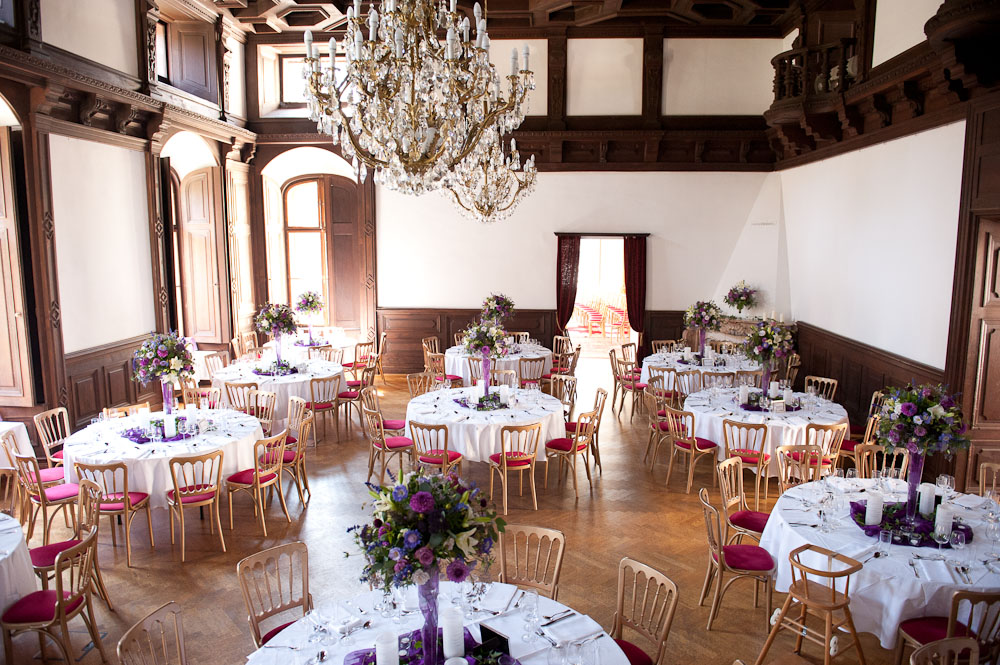 Hochzeitslocation - Der Festsaal im Veranstaltungsschloss Margarethen am Moos. - Veranstaltungsschloss Margarethen am Moos