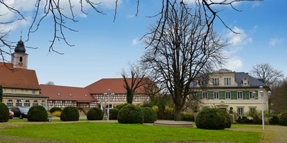 Winterhochzeit - Geeignet für: Seminare und Meetings - Baden-Württemberg - Der Blick auf das Landgut und das Schloss  - Landgut Schloss Michelfeld 