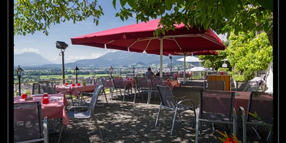 Winterhochzeit - Preisniveau: €€€ - Schweiz - Panorama-Terrasse - Schloss Weinstein
