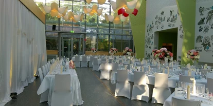Winterhochzeit - Art der Location: Wintergarten - Emtinghausen - Unser Glasfoyer für größere Hochzeitsgesellschaften - die neue botanika