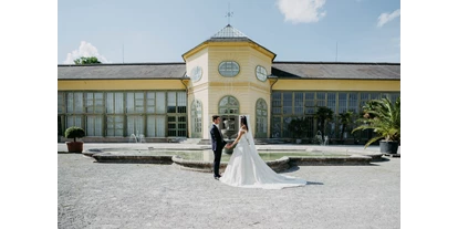Winterhochzeit - Geeignet für: Hochzeit - Loretto - Frontansicht der historischen Orangerie - Orangerie des Schlosses Esterházy