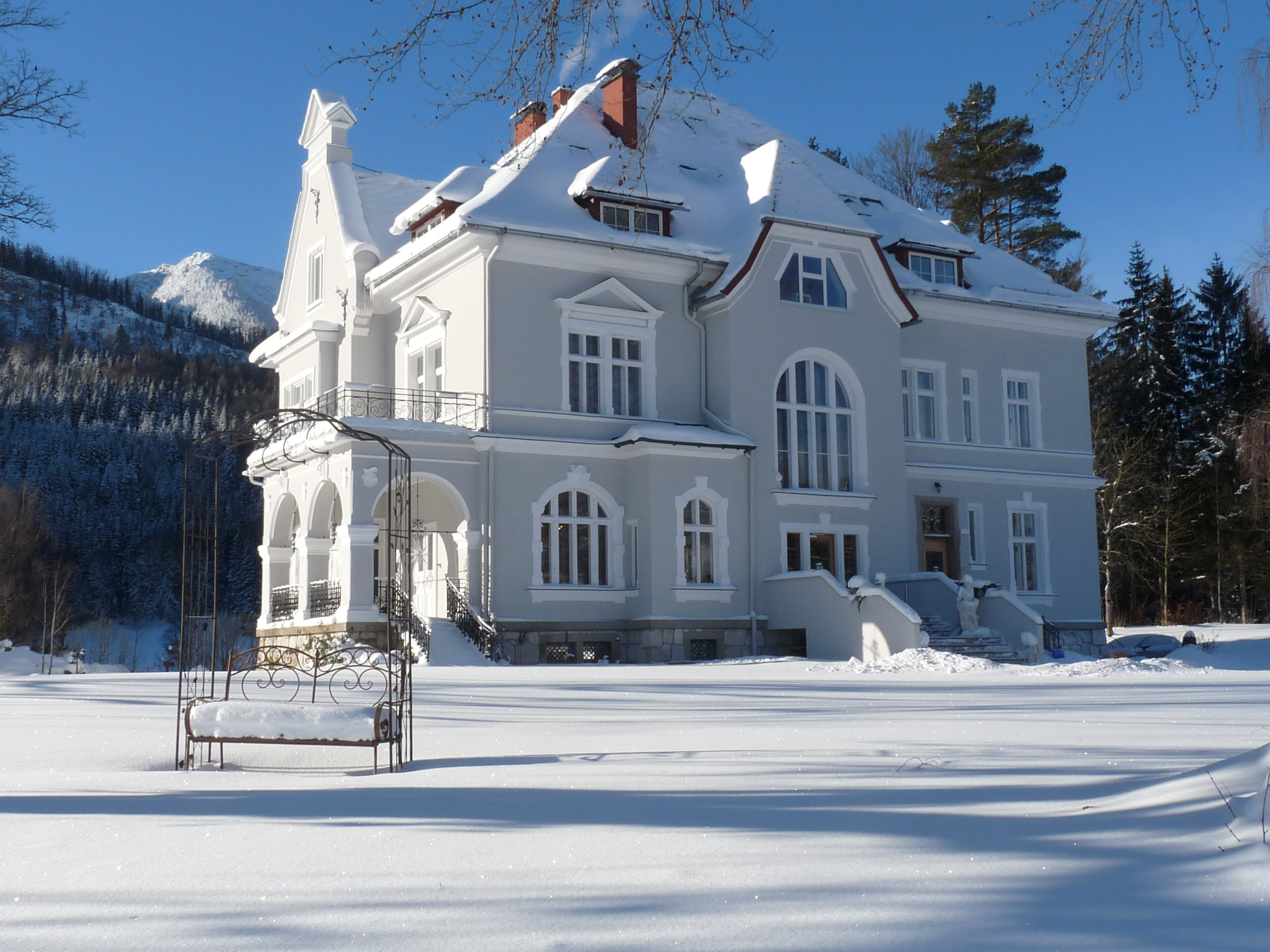 Hochzeitslocation - Villa Bergzauber im Winter - Villa Bergzauber