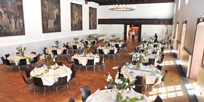 Winterhochzeit - Festzelt - Linkenheim-Hochstetten - Der historische Festsaal im Hohenstaufensaal. - Hohenstaufensaal