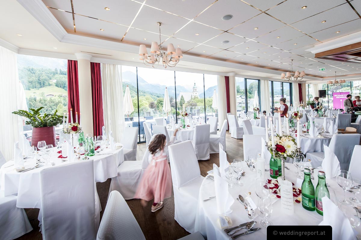 Hochzeitslocation - Feiern Sie Ihre Hochzeit im Hotel Edelweiss Berchtesgaden in Bayern. 
foto © weddingreport.at - Hotel EDELWEISS Berchtesgaden ALT