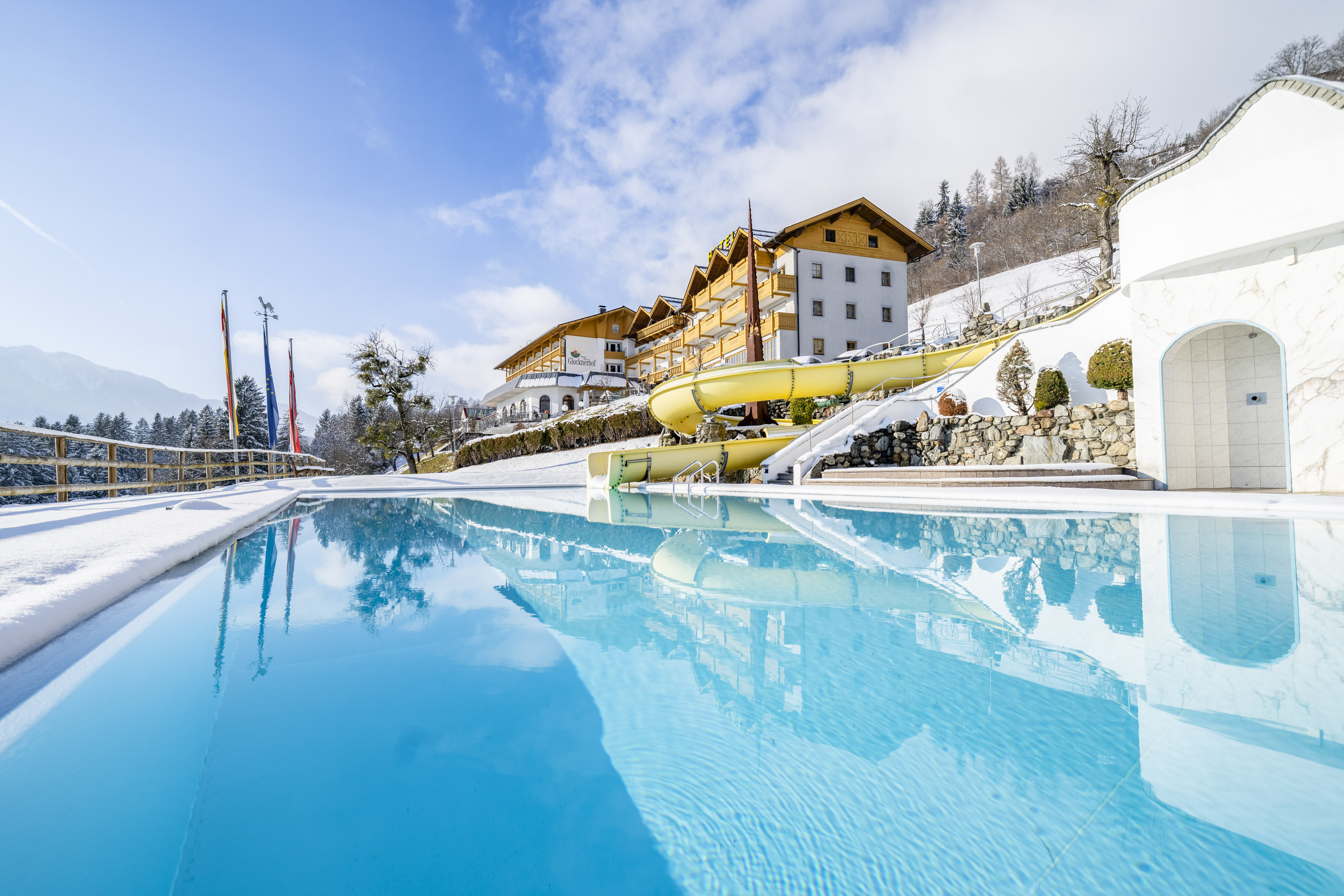Hochzeitslocation - Hotel Glocknerhof im Winter - Hotel Glocknerhof