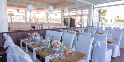 Winterhochzeit - Hochzeits-Stil: Modern - Papenhusen - Erdgeschoss Strandseite - Restaurant Wolkenlos