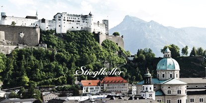 Winterhochzeit - Preisniveau: €€ - Salzburg und Umgebung - Der Stiegl-Keller- direkt unter der Festung Hochensalzburg - Restaurant Stieglkeller - Salzburg