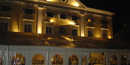 Winterhochzeit - Art der Location: Hotel - Heiligengeist - Hochzeitsfeier draußen - Schloss Hotel Lerchenhof