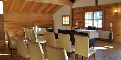Winterhochzeit - Geeignet für: Seminare und Meetings - Bayern - HUBERTUS Mountain Refugio Allgäu