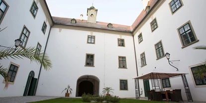 Winterhochzeit - Art der Location: privates Anwesen - Wilhelmsdorf (Poysdorf) - Schloss Raggendorf Innenhof 238 m² - Schloss Raggendorf