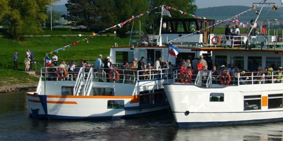 Winterhochzeit - Umgebung: am Fluss - Nordrhein-Westfalen - Fahrgastschiff Flotte Weser