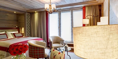 Winterhochzeit - nächstes Hotel - Volders - Astoria Doppelzimmer Karwendel Deluxe Schlaf- und Wohnbereich - Astoria Resort***** in Seefeld